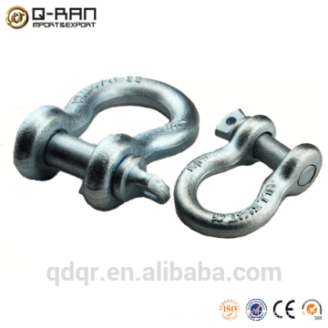 Galvanized screw safety pin anchor g209 crane small shackle hardware 3/16